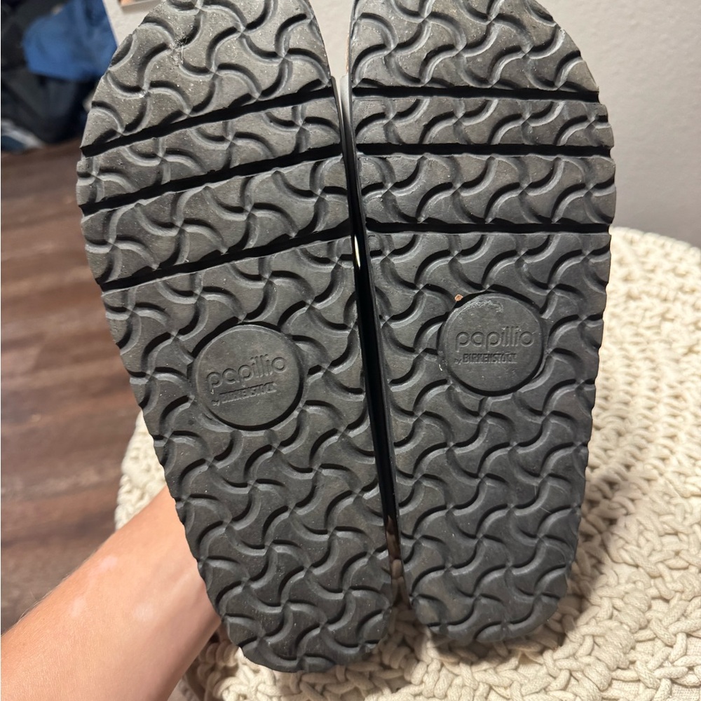 • Birkenstock • Arizona Flex Platform Sandals Birko-Flor Stone Coin EU 39 - Picture 4 of 10